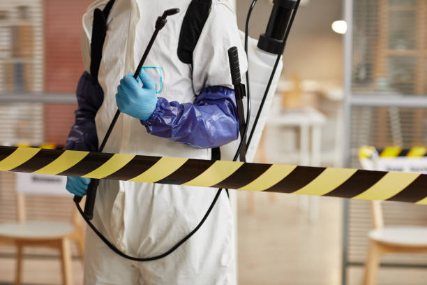 Professional Sewage Cleanup technician working in Garretson, SD